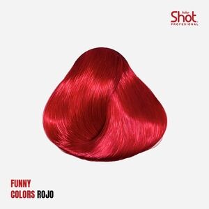 ​Funny Colors Rojo Hair Dye - Intense Fire Red Semi-Permanent Cream